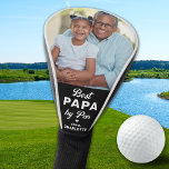 BEST PAPA NACH PAR Custom Foto Moderner Golfer Golf Headcover<br><div class="desc">Best Papa By Par ... Zwei Ihrer Lieblingssachen, Golf und Ihre Enkel ! Jetzt kannst du sie mitnehmen, während du 18 Löcher spielst. Das ideale Geschenk für den golfliebenden Papa oder Opa in Ihrem Leben: ein personalisierter Golfkopffe mit moderner Drehung! Dieses individuelle Cover enthält den Satz "Bestes Papa-by-Par" und kann...</div>