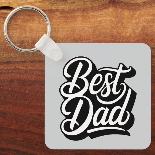 Best Papa Schlüsselanhänger (Vorderseite)