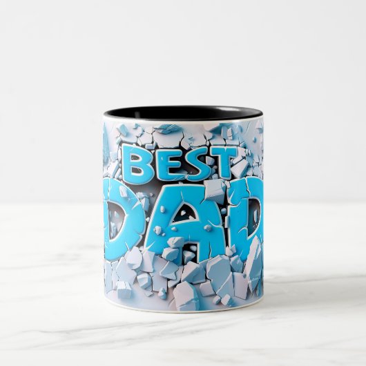 Best Papa Zweifarbige Tasse (Mittel)