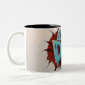 Best Papa Zweifarbige Tasse (Links)