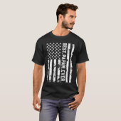 Best Papaw Ever American Flag T-Shirt (Vorne ganz)