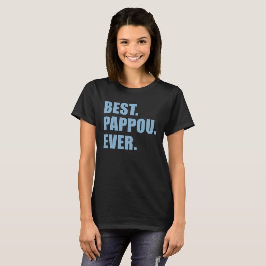 Best Pappou Ever Greek Grandfather T-Shirt (Vorne ganz)