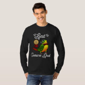 Best Parrot Dad I Yellow sided Green Cheek Conure T-Shirt (Vorne ganz)
