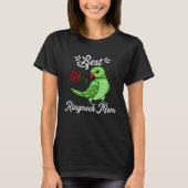 Best Parrot Mom I Green Indian Ringneck T-Shirt (Vorderseite)