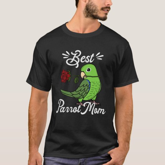 Best Parrot Mom I Green Parrotlet T-Shirt (Vorderseite)