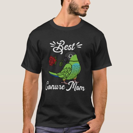 Best Parrot Mom I Nanday Conure T-Shirt (Vorderseite)