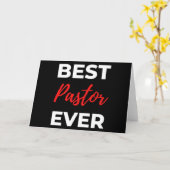 Best Pastor Ever Karte (Gelbe Blume)