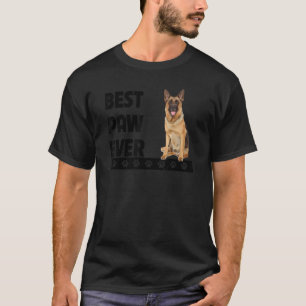 Best Paw je German Shepherd Vater Vathers Day Gsd T-Shirt