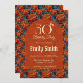 Best Peonies Inspired Summer Party Einladung (Vorne/Hinten)