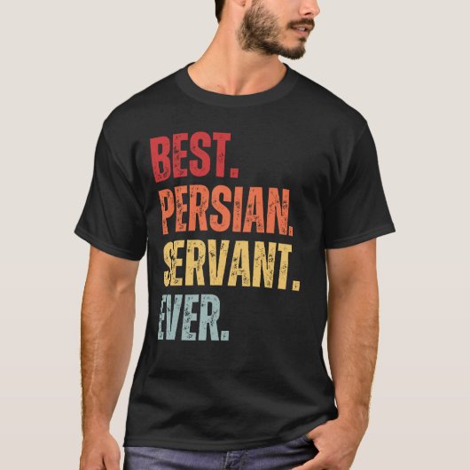 BEST PERSIAN SERVANT JE Custom Persian Cat Foto T-Shirt (Vorderseite)