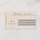 Best personalisiert Classy - individuelle Visitenk Visitenkarte (Rückseite)