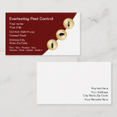 Best Pest Kontrolle Exterminator Business Cards Visitenkarte (Vorne/Hinten)