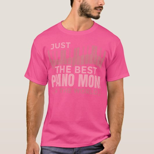 Best Piano Mutter Freundin T-Shirt (Vorderseite)