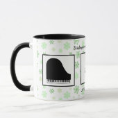 Best Piano Teacher Ever Foto Weihnachtsfeiertage Tasse (Links)