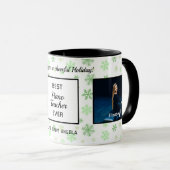 Best Piano Teacher Ever Foto Weihnachtsfeiertage Tasse (VorderseiteRechts)