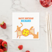 Best Pickleball Player Funny Birthday Party Serviette (Beispiel)