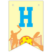 Best Pickleball Player Funny Birthday Party Wimpelkette (Zweite Fahne)