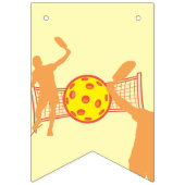 Best Pickleball Player Funny Birthday Party Wimpelkette (Erste Fahne)