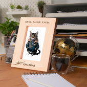 Best Pilot Ever & Flugzeug, einfach Personalisiert Geätzte Rahmen