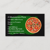 Best Pizza Shop Business Cards Visitenkarte (Vorderseite)