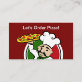 Best Pizza Takeout Business Cards Visitenkarte (Vorderseite)