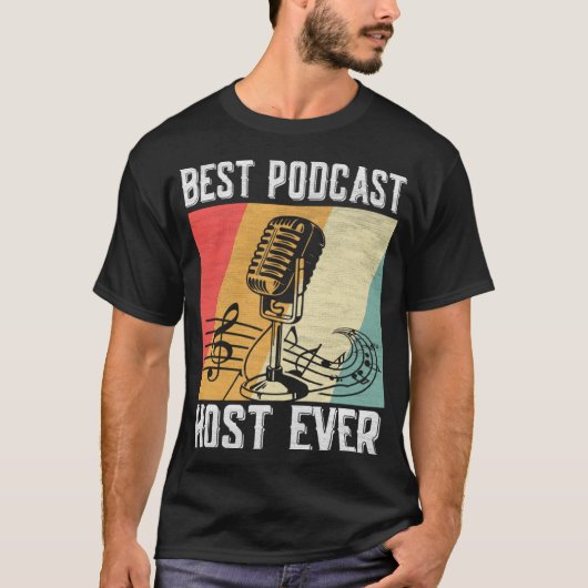 Best Podcast Host Ever  Podcaster Podcasting Inter T-Shirt (Vorderseite)