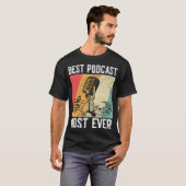 Best Podcast Host Ever  Podcaster Podcasting Inter T-Shirt (Vorne ganz)
