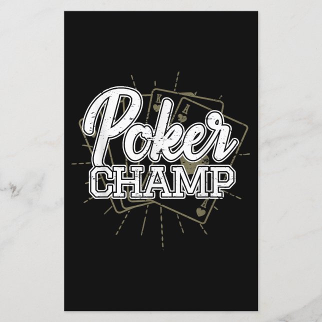 Best Poker Player Poker Cards Spiel (Vorderseite)