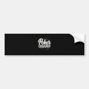 Best Poker Player Poker Cards Spiel Autoaufkleber