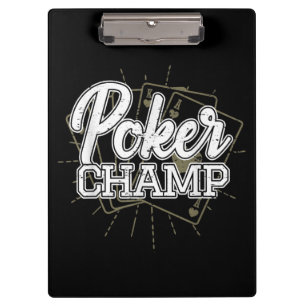 Best Poker Player Poker Cards Spiel Klemmbrett
