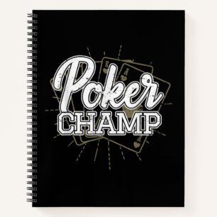 Best Poker Player Poker Cards Spiel Notizblock