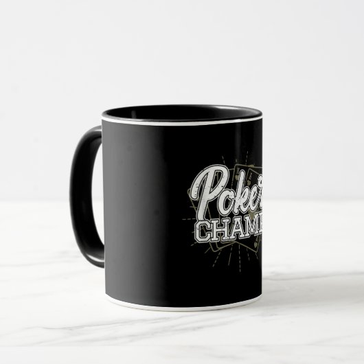 Best Poker Player Poker Cards Spiel Tasse (Vorderseite Links)