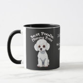 Best Poodle Mommy Ever, Poodle Mama Brust Tasse (Links)