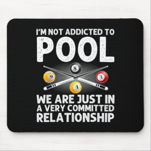 Best Pool Art für Damen Boys Billiard 8 Ball P Mousepad