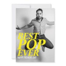 BEST POP EVER | Funny Vatertag Card