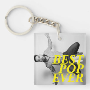 BEST POP EVER   Sonniger Vater-Tag Schlüsselanhänger