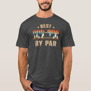 Best Pop Pop by Far Men Golf Sunset Retro Dekorati T-Shirt