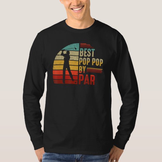 Best Pop Pop By Par Golf Best Fathers Day Mens T-Shirt (Vorderseite)