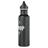 Best Pop Pop Ever Design - Pop Pop Edelstahlflasche (Rechts)