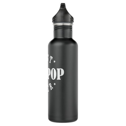 Best Pop Pop Ever Design - Pop Pop Edelstahlflasche (Rechts)