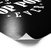 Best Pop Pop Ever Design - Pop Pop Fotodruck (Ecke)