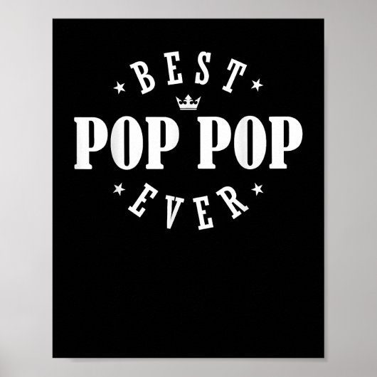 Best Pop Pop Ever Design - Pop Pop Poster (Vorne)