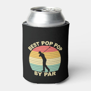 Best Pop Pop Par - Golfspielen Dosenkühler