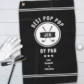 Best Pop Pop Par Moderner Golfer Golf im Val Piora Golfhandtuch
