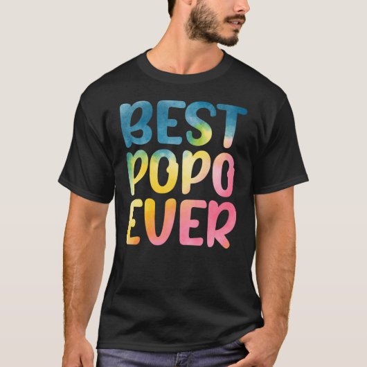 Best Popo Ever Father's Day Popo T-Shirt (Vorderseite)