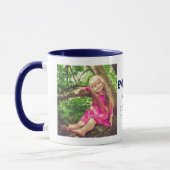 Best Poppa Ever Love You Most 2 Photo Navy Blue Tasse (Links)