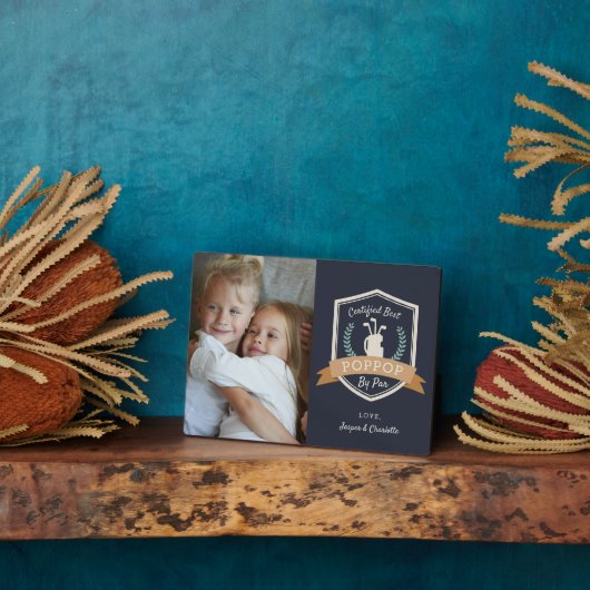 Best Poppop By Par | Golf Opa Foto Fotoplatte (Seite)