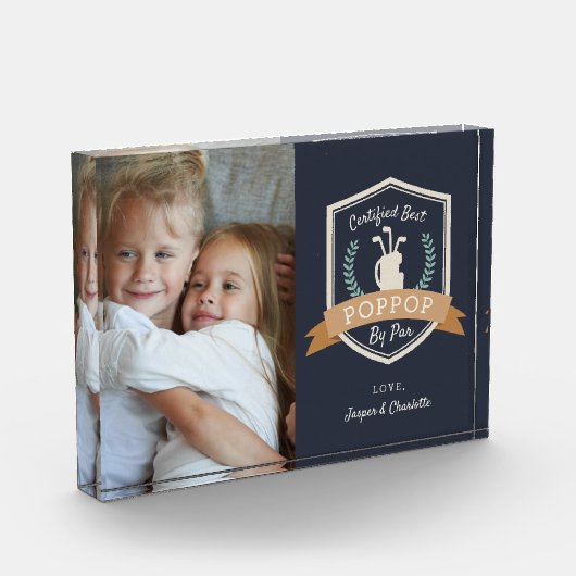 Best Poppop By Par | Golf Opa Fotoblock (Links)