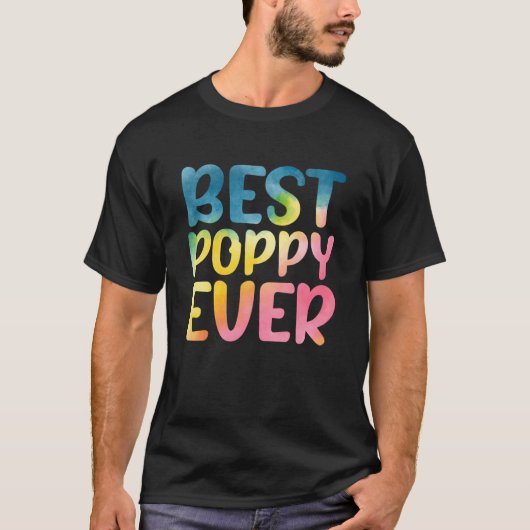 Best Poppy Ever Father's Day Poppy T-Shirt (Vorderseite)