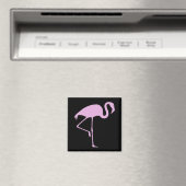 Best Price Pink Flamingo Black Magnet (In Situ (Geschirrspüler))